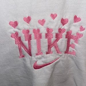 Oversized Nike Embroidered Crewneck